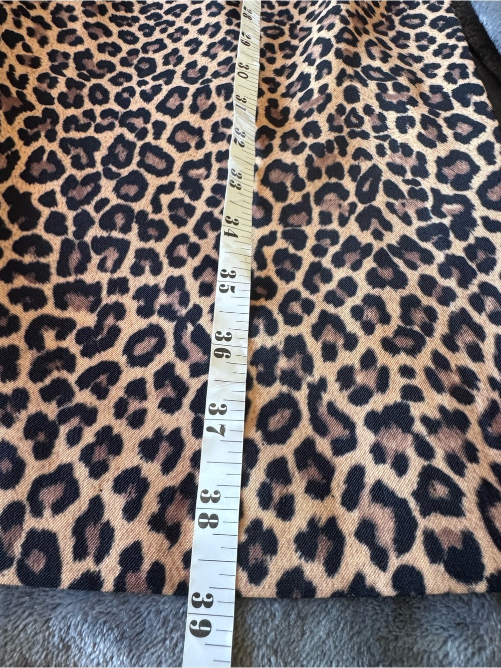 I.N. Studio Leopard Print Midi Dress in Tan and Black - Picture 6 of 6